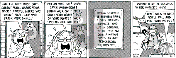 Cathy Classics on Friday December 20, 1991 Comic Strip