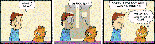 Garfield on Tuesday February 11, 2020 Comic Strip