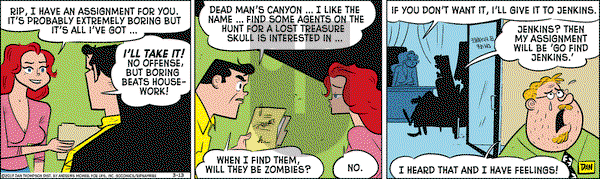 Rip Haywire on Monday March 13, 2017 Comic Strip