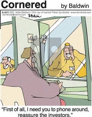 Cornered on Monday September 10, 2001 Comic Strip