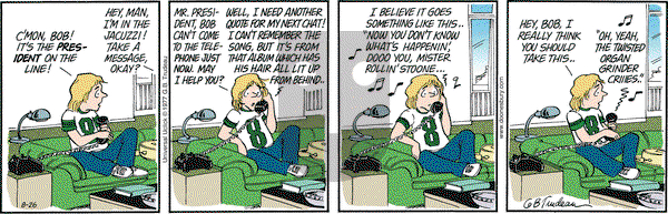 Doonesbury on Tuesday August 26, 2014 Comic Strip