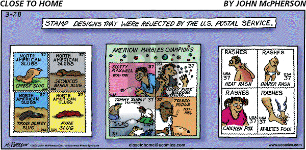 Close to Home on Sunday March 28, 2004 Comic Strip