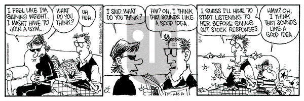 Monty on Monday November 10, 2003 Comic Strip