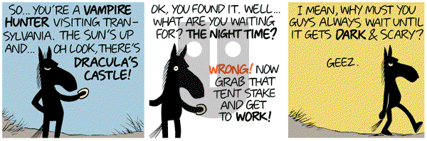 Dark Side of the Horse on Tuesday February 22, 2011 Comic Strip