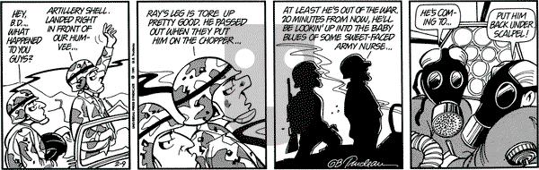 Doonesbury on Saturday February 9, 1991 Comic Strip