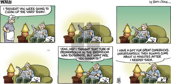 Pickles - Sunday April 14, 2024 Comic Strip