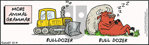 Frank and Ernest on Friday October 4, 2019 Comic Strip