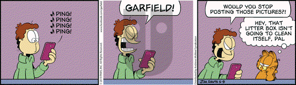 Garfield on Thursday May 9, 2019 Comic Strip