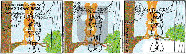 Garfield - Monday April 27, 2009 Comic Strip