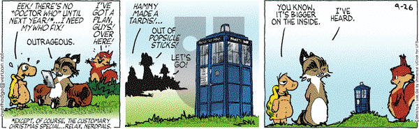 Over the Hedge on Monday September 26, 2016 Comic Strip