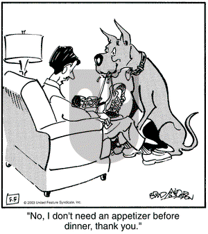 Marmaduke on Wednesday May 21, 2003 Comic Strip