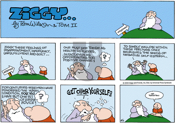Ziggy - Sunday May 4, 2003 Comic Strip