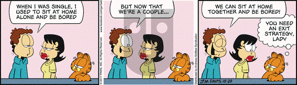 Garfield on Friday October 20, 2017 Comic Strip