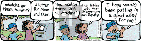 JumpStart on Thursday July 16, 2015 Comic Strip