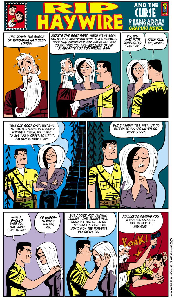 Rip Haywire on Sunday January 18, 2015 Comic Strip