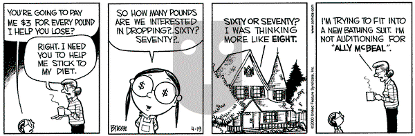Grand Avenue on Wednesday April 19, 2000 Comic Strip
