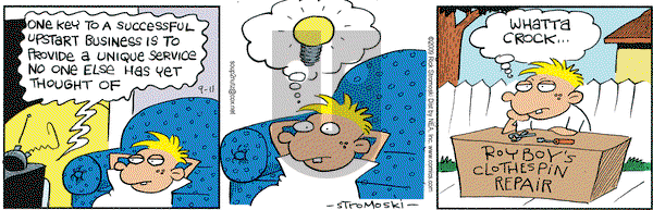 Soup to Nutz - Old on Friday September 11, 2009 Comic Strip