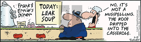 Frank and Ernest on Friday May 13, 2016 Comic Strip