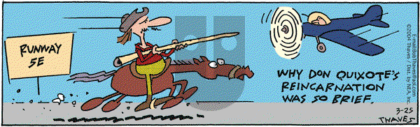 Frank and Ernest - Thursday March 25, 2004 Comic Strip