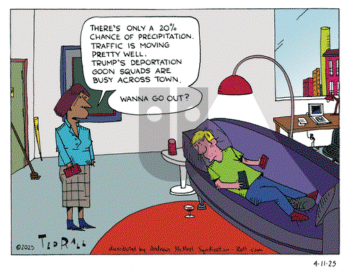 Ted Rall on Friday April 11, 2025 Comic Strip