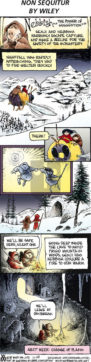 Non Sequitur on Sunday November 25, 2018 Comic Strip