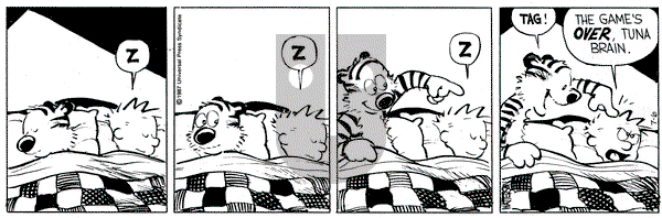 Calvin and Hobbes on Monday July 6, 1987 Comic Strip