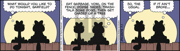 Garfield - Friday July 7, 2017 Comic Strip