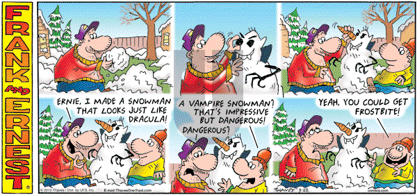 Frank and Ernest on Sunday March 28, 2010 Comic Strip