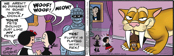 Nancy on Thursday October 24, 2013 Comic Strip