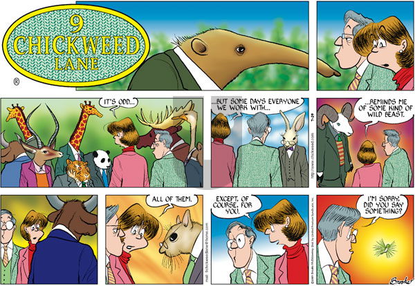 9 Chickweed Lane on Sunday July 29, 2001 Comic Strip