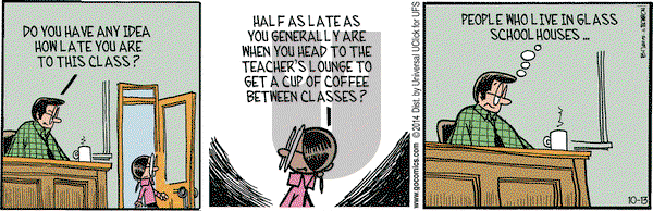 Grand Avenue on Monday October 13, 2014 Comic Strip