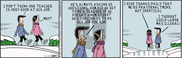 Grand Avenue on Monday December 15, 2025 Comic Strip