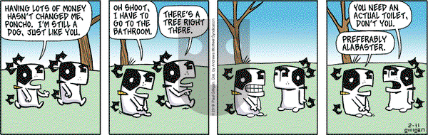 Pooch Cafe on Monday February 11, 2019 Comic Strip