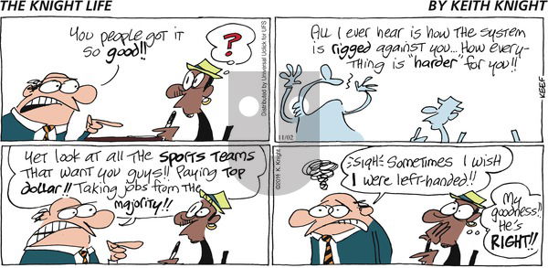 The Knight Life on Sunday November 2, 2014 Comic Strip