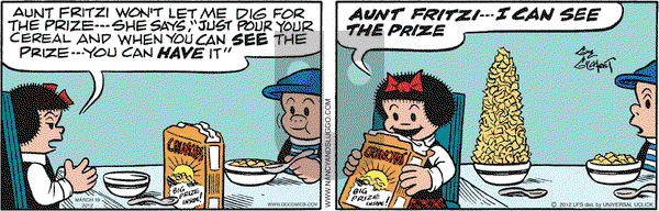 Nancy on Monday March 19, 2012 Comic Strip