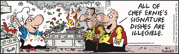 Frank and Ernest on Monday June 1, 2015 Comic Strip