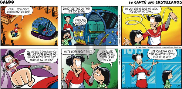 Baldo on Sunday January 15, 2006 Comic Strip