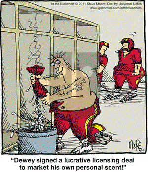 In the Bleachers on Saturday December 10, 2011 Comic Strip