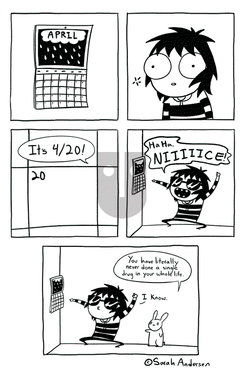 Sarah's Scribbles on Wednesday April 20, 2016 Comic Strip