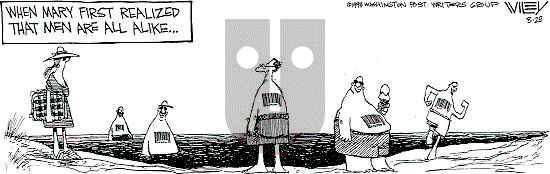 Non Sequitur on Saturday August 28, 1993 Comic Strip