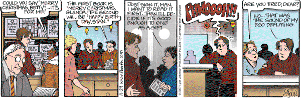 For Better or For Worse - Thursday November 29, 2007 Comic Strip