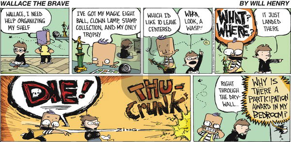 Wallace the Brave on Sunday April 7, 2019 Comic Strip