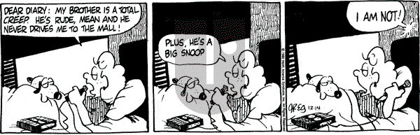Luann on Friday December 14, 1990 Comic Strip