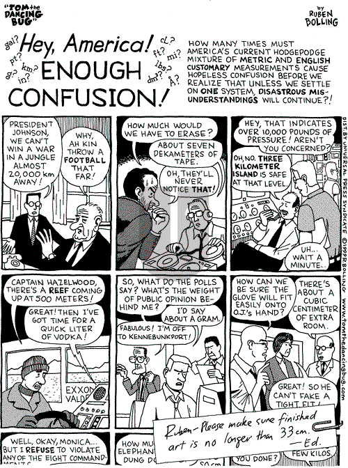 Tom the Dancing Bug on Saturday October 23, 1999 Comic Strip