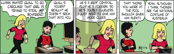 Luann on Saturday December 12, 2009 Comic Strip