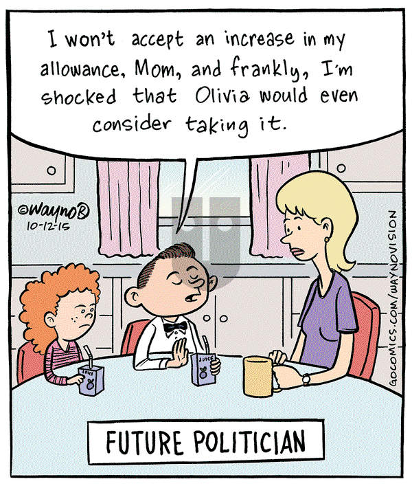 WaynoVision on Monday October 12, 2015 Comic Strip