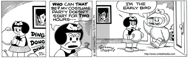 Nancy - Thursday April 3, 1997 Comic Strip