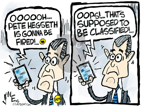 Clay Jones on Wednesday April 23, 2025 Comic Strip
