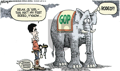 Robert Ariail - Sunday August 21, 2011 Comic Strip