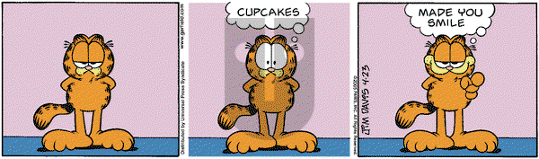 Garfield on Saturday April 23, 2005 Comic Strip
